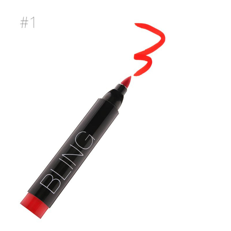 PopularWomen's Lip Gloss Waterproof Beauty Makeup Lipstick Lip Pencil Lip Stick Lipgloss 3 Colors PE3 J4U66
