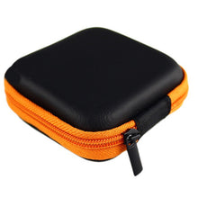 Portable Mini Round Storage Case Bag for Earphone Headphone SD TF Cards Cable Cord Wire Keys Storage  J4U66
