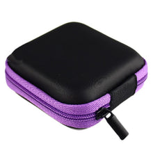 Portable Mini Round Storage Case Bag for Earphone Headphone SD TF Cards Cable Cord Wire Keys Storage  J4U66