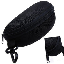 Portable Superior Zipper Eye Glasses Sunglasses Hard Case Box Portable Protector Black Universal 6.96X 2.95X2.55 inch LY6 J4U66