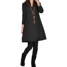 Pregnant MaternityWomen's Casual Dress Long Sleeve Dot Loose Dresses Blouse PY5 J4U66