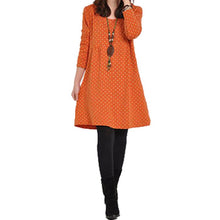 Pregnant MaternityWomen's Casual Dress Long Sleeve Dot Loose Dresses Blouse PY5 J4U66