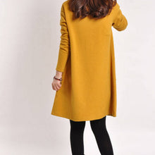 Pregnant Casual V-neck Long Sleeve Maternity Dress Ladies Blouse P1 J4U66
