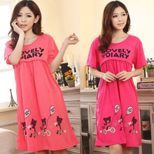 Pregnant Cute Bear Lactation Nursing Clothes Short Sleeve Maternity Dress Whole J4U66