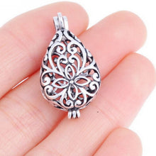 Pretty Magic Round Fairy Locket Glow In The Dark Pendant Necklace Gift Glowing Luminous Vintage Necklaces J4U66