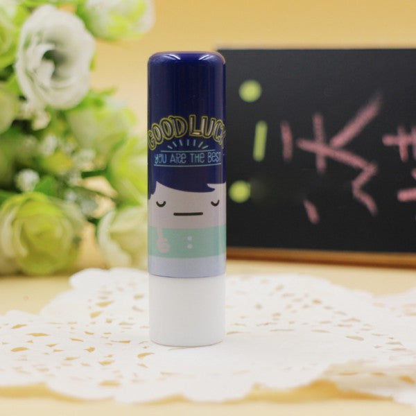 Pretty Popular Cute Doll Pattern Waterproof Fruity Smell Lipstick Lip Cream Whole J4U66