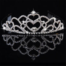 pretty women girls hair band headband bridal princess stunning crystal tiara wedding crown J4U66