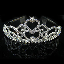pretty women girls hair band headband bridal princess stunning crystal tiara wedding crown J4U66