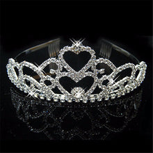 pretty women girls hair band headband bridal princess stunning crystal tiara wedding crown J4U66