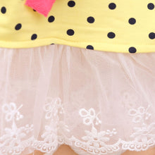 Princess Baby Kids Girls Lace Dress Candy Polka Dot Print Long Sleeve Shirt Dresses J4U66