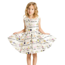 Princess Girl Dress Kids Cute Graffiti Drawing Patterns Dresses Meninas Vestidos PY2 J4U66