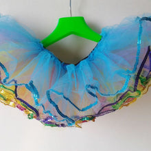 Princess Girl Toddler Lace Sequin Two Wear Skirt Party Ballet Tutu Dance Costume 5-10Y J4U66