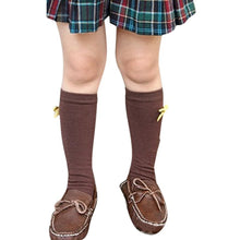 Princess Kids School Leg Warmer High Knee Socks Bow Solid Stockings For Girls New Y2 J4U66