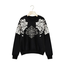 Print Graphic Floral Women Hoodies Long Sleeve Loose Hoody Warm Women Casual Clothes J495 Sweatshirt Mujer Harajuku Hoodies J4U66