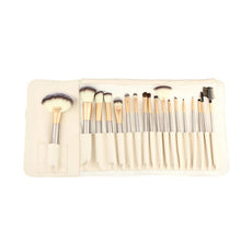 Pro Cosmetics Brushes Set Wood Material Stems Brush Horse Hair Makeup Foundation Powder Blush Eyeliner Brushe 12/18pcs PY2 J4U66