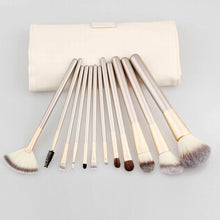 Pro Cosmetics Brushes Set Wood Material Stems Brush Horse Hair Makeup Foundation Powder Blush Eyeliner Brushe 12/18pcs PY2 J4U66