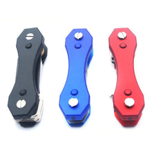 pro keychain clip key outdoor multi function organize up to 30 keys dual led lights built in bottle opener kits tool J4U66