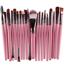 pro makeup 20pcs brush set powder foundation eyeshadow eyeliner lip make up brushes tool J4U66