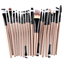pro makeup 20pcs brush set powder foundation eyeshadow eyeliner lip make up brushes tool J4U66
