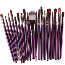 pro makeup 20pcs brush set powder foundation eyeshadow eyeliner lip make up brushes tool J4U66
