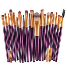 pro makeup 20pcs brush set powder foundation eyeshadow eyeliner lip make up brushes tool J4U66