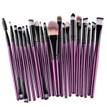 pro makeup 20pcs brush set powder foundation eyeshadow eyeliner lip make up brushes tool J4U66