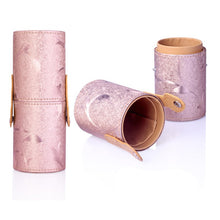 Pro Makeup Brush Holder Container Empty Pu Leather Cosmetic Case Portable Storage Organizer Cup 10 Colors Optional J4U66