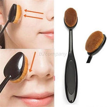 Pro Oval Brush Makeup Cosmetic Foundation Liquid Cream Powder Blush Pigment Tool Y8 J4U66