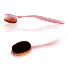pro oval brushes makeup cosmetic foundation liquid cream powder blush pigment make up tools maquiagem J4U66