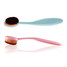 pro oval brushes makeup cosmetic foundation liquid cream powder blush pigment make up tools maquiagem J4U66