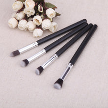 Pro Oval Women 4pc Makeup Brushes Face Powder Concealer Blush Liquid Foundation Eye Shadow Blusher Make Up Eyeshadow Tools J4U66