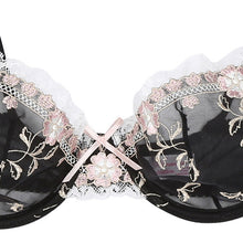 Pro Sexy Underwear Suit Push Up Plunge Bra Sets Ladies Lace Floral Embroidery Lingerie Bras & Panties LE2 J4U66