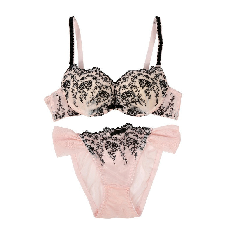 pro sexy women underwire bra and panty 2pcs set push up underwear lingerie bras 32 3 J4U66