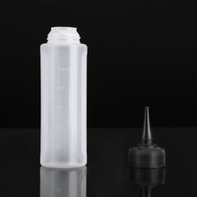 150ml plastic bottle with twist caps squeeze scale home use or salon hair dry cleaning washing pot J4U66