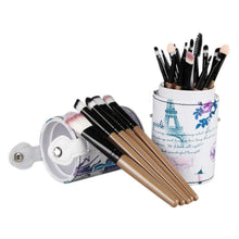 Professional 20pc Makeup Brushes 4 Colors Cosmetic Set Eyeshadow Brush Blusher Cosmetic Tools+Leather Cup Holder Case  J4U66