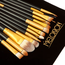 20pcs makeup brushes eyeshadow lip eyeliner facial makeup brush set foundation powder brushes with flannel bag J4U66