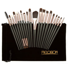 20pcs makeup brushes eyeshadow lip eyeliner facial makeup brush set foundation powder brushes with flannel bag J4U66
