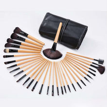 Professional 32pc Makeup Brushes Set For Women Fashion Soft Vander Eyebrow Shadow Make Up Brush Set Kit + Pouch Bag J4U66