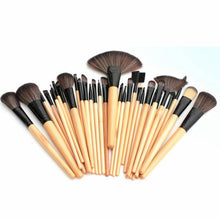 Professional 32pc Makeup Brushes Set For Women Fashion Soft Vander Eyebrow Shadow Make Up Brush Set Kit + Pouch Bag J4U66