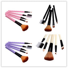 Professional 5pc Makeup brush Tools make up brushes Cosmetic Brushes Lip Brow Eyeshadow Brush  J4U66