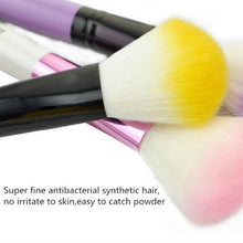 Professional 7pc Makeup Brush Set tools Make-up Toiletry Kit Wool Brand Make Up Brush Set Case Cosmetic Brush  J4U66