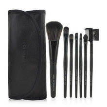 Professional 7pc Makeup Brush Set tools Make-up Toiletry Kit Wool Brand Make Up Brush Set Case Cosmetic Brush  J4U66