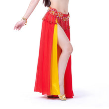 Belly Dance Costume 8 colors Chiffon Skirt 2 Side Slit Skirt Dress 8 Colors J4U66