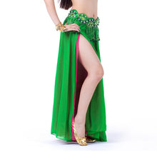 Belly Dance Costume 8 colors Chiffon Skirt 2 Side Slit Skirt Dress 8 Colors J4U66