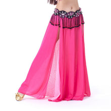 Belly Dance Costume 8 colors Chiffon Skirt 2 Side Slit Skirt Dress 8 Colors J4U66
