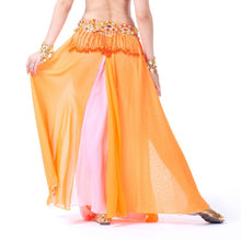 Belly Dance Costume 8 colors Chiffon Skirt 2 Side Slit Skirt Dress 8 Colors J4U66