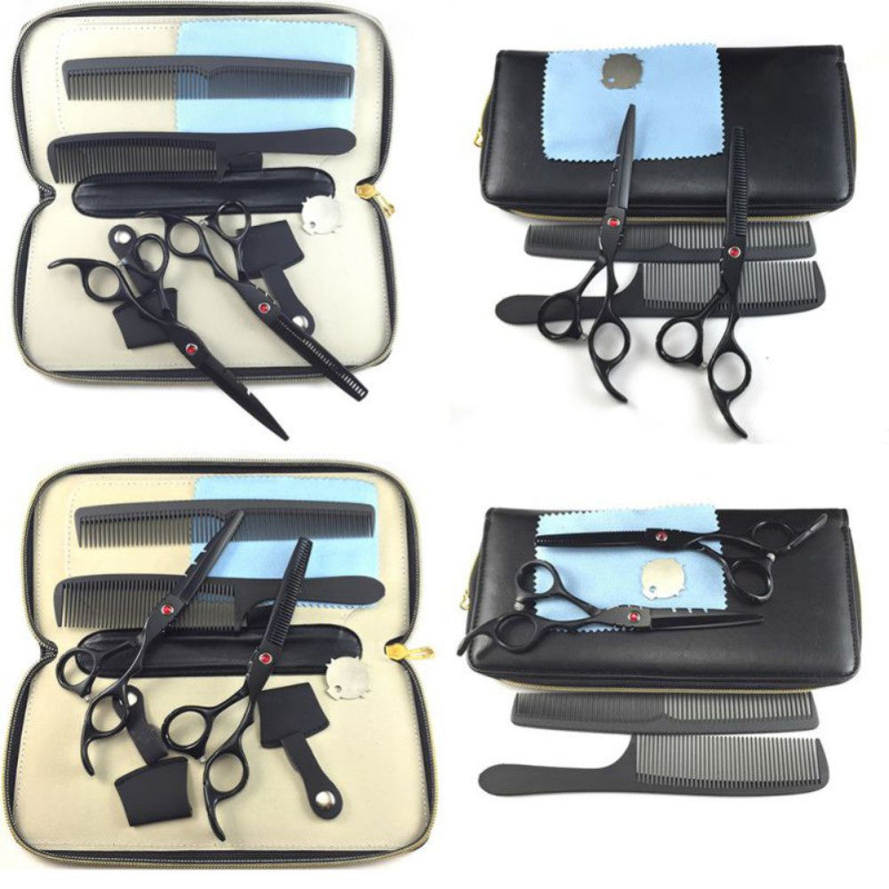 haircutting thinning scissors barber shears hairdressing set J4U66