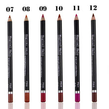 Professional Lipliner Pencil Waterproof Wooden Blend Lip Liner Pencil 14.5CM makeup lipstick tool 19 colors to choose J4U66