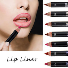 Professional Lipliner Pencil Waterproof Wooden Blend Lip Liner Pencil 14.5CM makeup lipstick tool 19 colors to choose J4U66