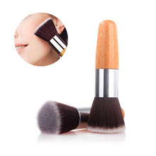 Professional Makeup Brush Flat Top Foundation Powder beauty Blush Make up BrushesTool Wooden Kabuki Cosmetics J4U66